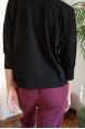 T-Shirt manches 3/4 Akshyata Noir