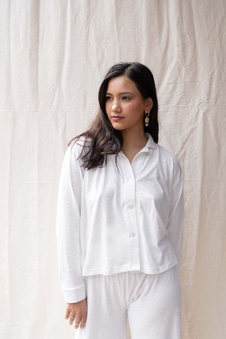 Chemise manches longues Mérope Neige flammé