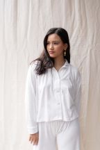 Chemise manches longues Mérope Neige flammé