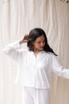Chemise manches longues Mérope Neige flammé