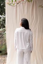 Chemise manches longues Mérope Neige flammé
