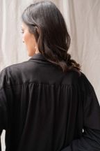 Chemise manches longues Mérope Noir