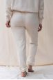 Pantalon jogging Alya Ivoire Côtelé