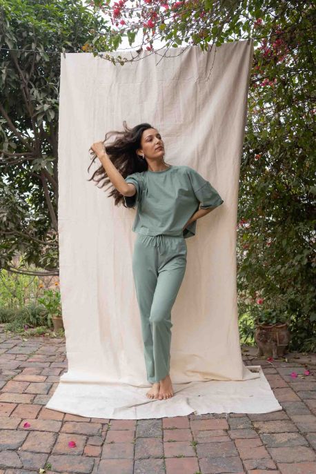 Pantalon Iseult Sauge