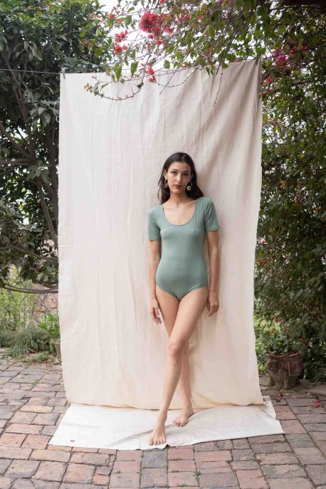 Body manches courtes Laetitia Sauge