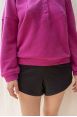 Sweat Isaia Pivoine Côtelé
