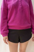 Sweat Isaia Pivoine Côtelé