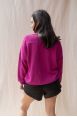 Sweat Isaia Pivoine Côtelé