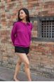 Sweat Isaia Pivoine Côtelé