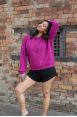 Sweat Isaia Pivoine Côtelé
