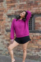 Sweat Isaia Pivoine Côtelé
