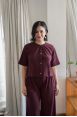 Chemise Citala Burgundy