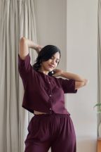 Chemise Citala Burgundy