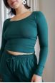 Top manches longues Mai Emerald