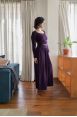 Pantalon Héva Aubergine