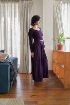 Pantalon Héva Aubergine