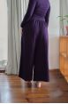 Pantalon Héva Aubergine
