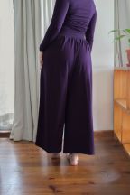 Pantalon Héva Aubergine