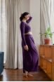 Pantalon Héva Aubergine