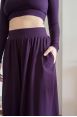 Pantalon Héva Aubergine