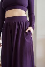Pantalon Héva Aubergine