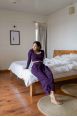 Pantalon Héva Aubergine