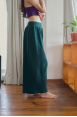 Pantalon Héva Emerald côtelé