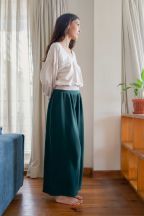 Pantalon Héva Emerald côtelé