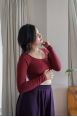 Crop-top manches longues Joya Henné
