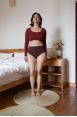 Crop-top manches longues Joya Henné
