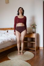 Crop-top manches longues Joya Henné