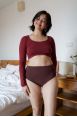 Crop-top manches longues Joya Henné