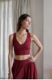 Crop top brassière Sukino Henné