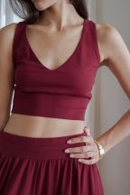 Crop top brassière Sukino Henné
