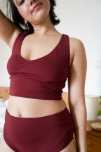 Crop top brassière Sukino Henné