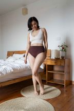 Culotte taille haute Nam Cacao