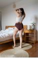 Culotte taille haute Nam Cacao