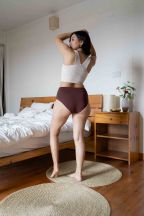 Culotte taille haute Nam Cacao