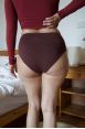 Culotte taille haute Nam Cacao