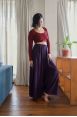 Pantalon Booh Aubergine