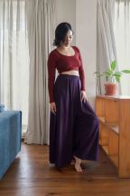 Pantalon Booh Aubergine