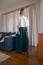 Pantalon Booh Emerald côtelé