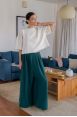 Pantalon Booh Emerald côtelé