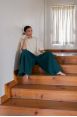 Pantalon Booh Emerald côtelé