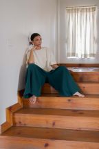 Pantalon Booh Emerald côtelé
