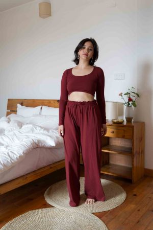 Pantalon Agathe Henné
