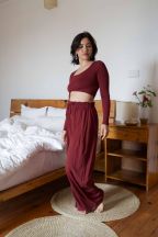 Pantalon Agathe Henné