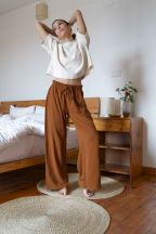 Pantalon Agathe Okre