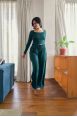 Pantalon Agathe Emerald