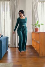 Pantalon Agathe Emerald